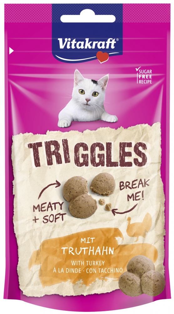 Zdjęcie Vitakraft Triggles miękie przysmaki dla kota  z indykiem 40g