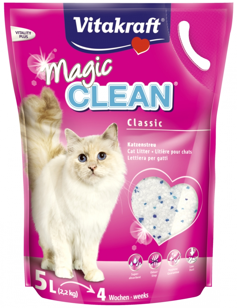 Zdjęcie Vitakraft Magic Clean Classic żwirek silikonowy  dla kotów 5l