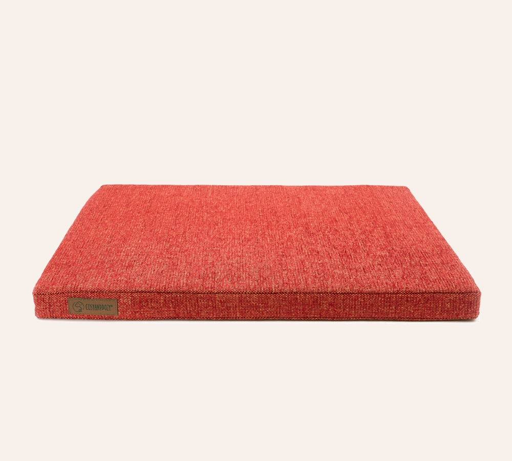 Zdjęcie Cosy And Dozy Półka dla kota Chill  Walnut (orzech), kolor Elegant Red 50 x 41 cm