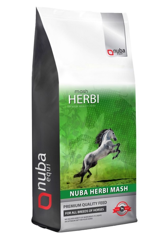 Zdjęcie Nuba Equi Herbi Mash mesz  mesz z ziołami i spiruliną dla koni 15kg