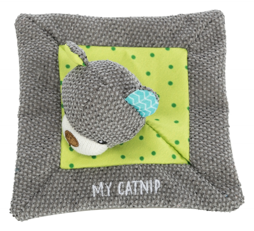 Zdjęcie Trixie Miś Junior Snuggler poduszka i zabawka  dla kota 13 x 13 cm
