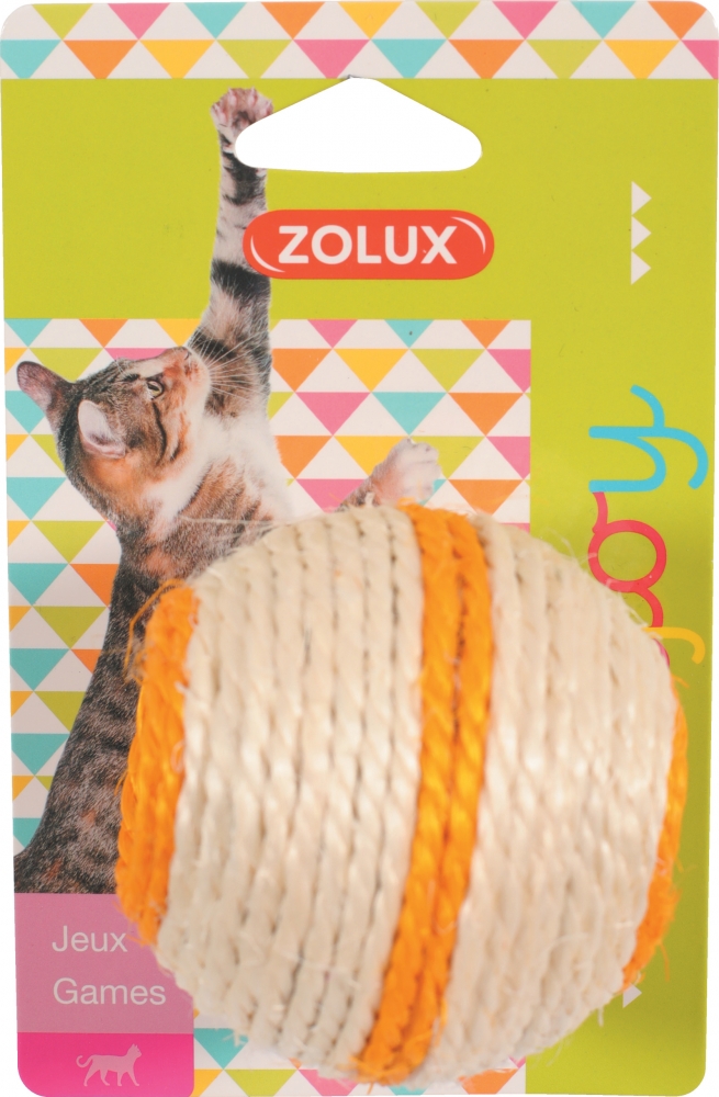 Zdjęcie Zolux Zabawka dla kota piłka sizalowa  duża 