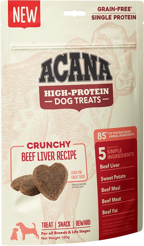 Zdjęcie Acana Treats Crunchy przysmaki dla psów  Beef | Wołowina 100g