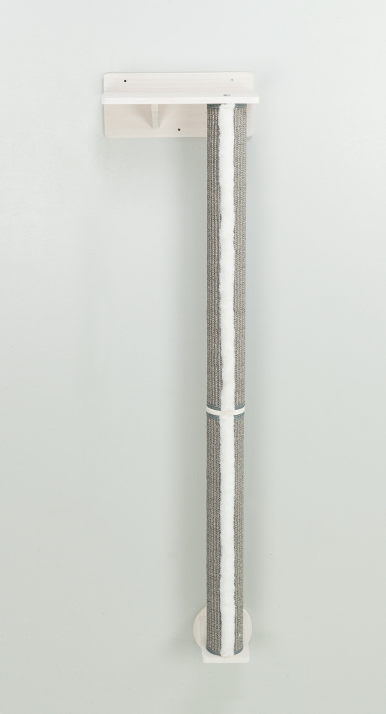 Zdjęcie Trixie Zestaw ścienny 1: słupek do wspinania z półką  biały / szary 35 x 120 x 25 cm