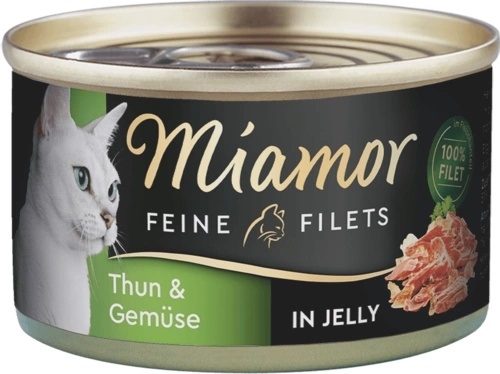 Zdjęcie Miamor Puszka Feine Filets w galaretce  tuńczyk + warzywa 100g