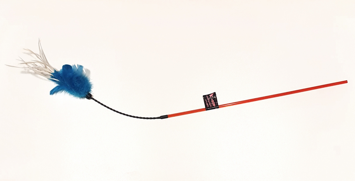 Zdjęcie Vee-Toys PURRfect Feather Bouncer Cat Toy wędka premium dla kota   45 + 15 cm