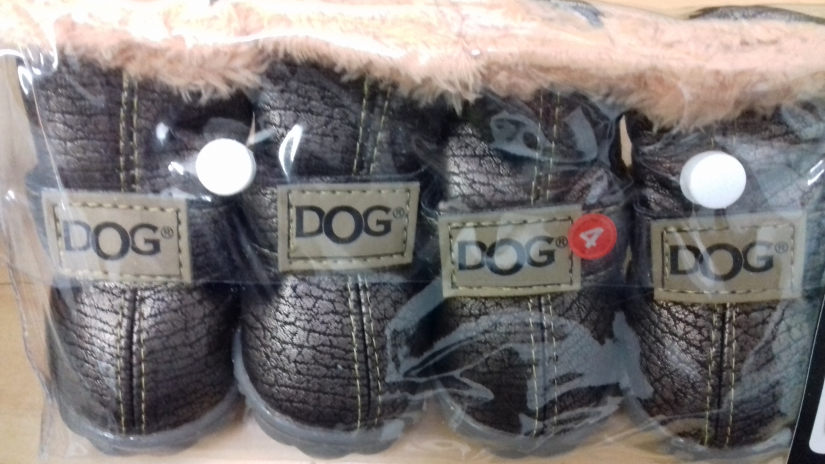 Zdjęcie Zolux Buty zimowe dla psa  srebrne T2: 4,5 x 3,5 cm