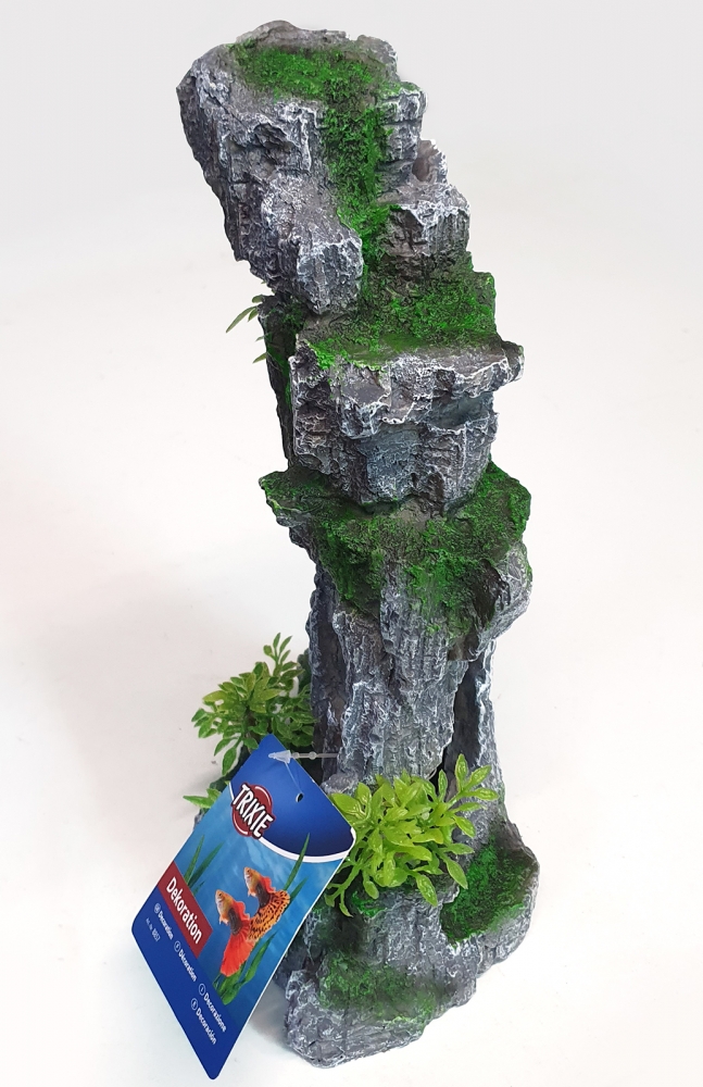 Zdjęcie Trixie Dekoracja skała szara z rośliną  17 x 13 x 28 cm 