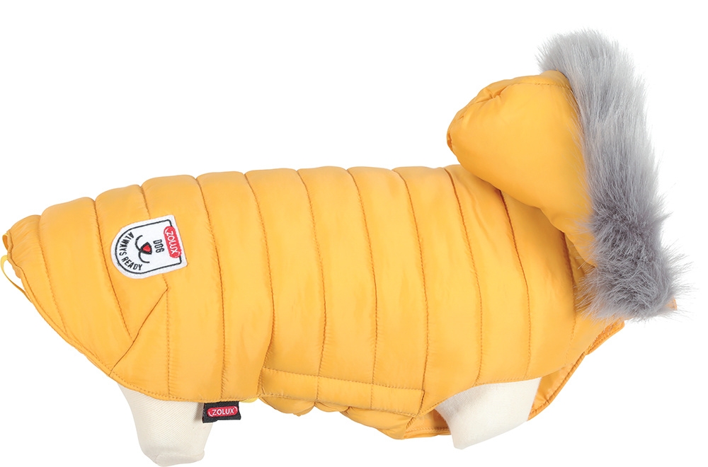 Zdjęcie Zolux Nieprzemakalna kurtka puchowa z kapturem Urban dla psa żółta 45 cm