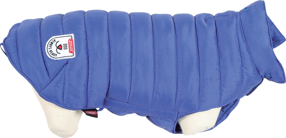Zdjęcie Zolux Nieprzemakalna kurtka puchowa z kapturem Urban dla psa niebieska 40 cm