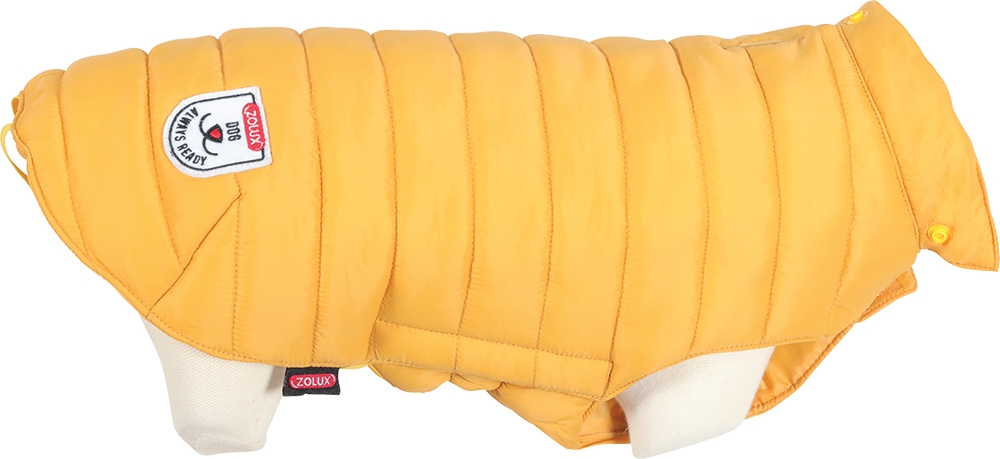 Zdjęcie Zolux Nieprzemakalna kurtka puchowa z kapturem Urban dla psa żółta 25 cm