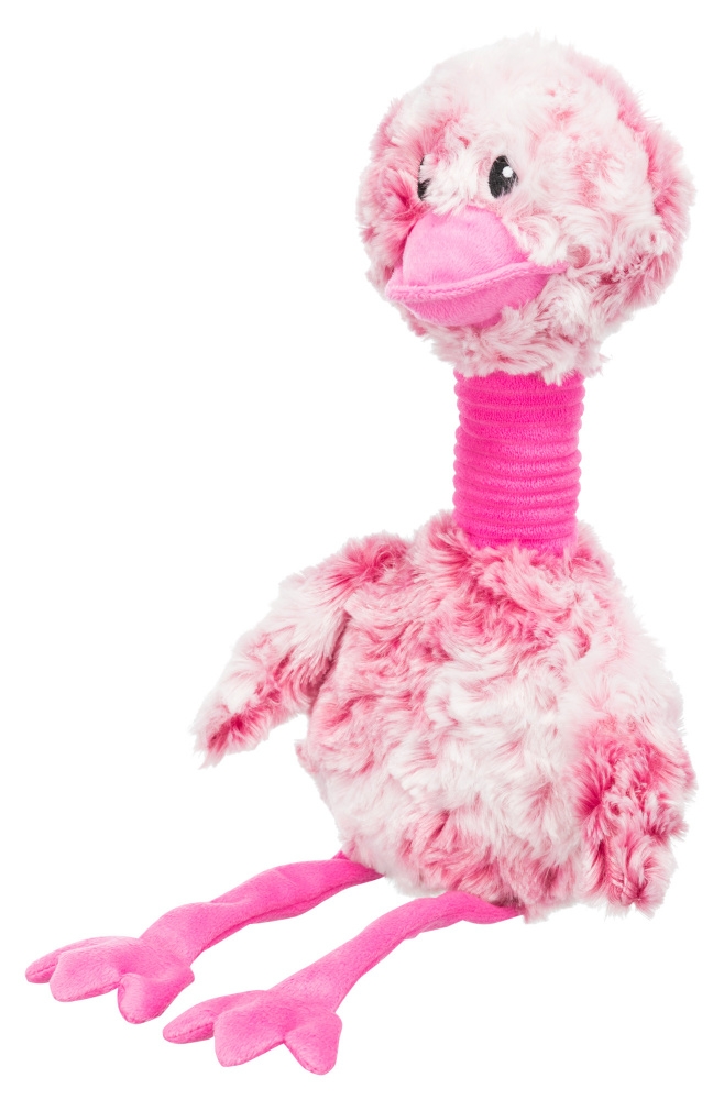 Zdjęcie Trixie Wielki ptak zabawka dla psa z dźwiękiem różowy 44 cm