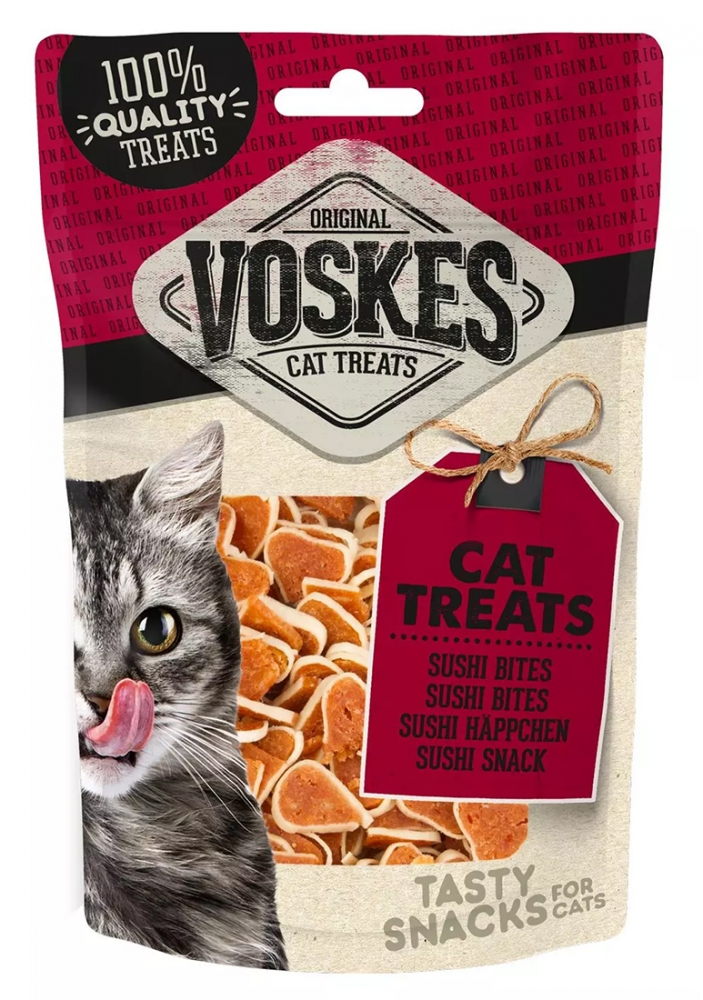 Zdjęcie Voskes Cat Treats przysmaki dla kota  Sushi Bites 60g
