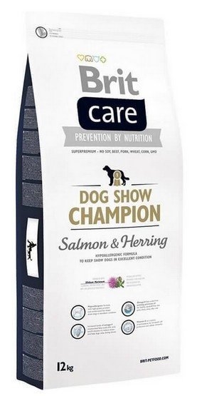 Zdjęcie Brit Care New Dog Show Champion  łosoś i śledź 12kg