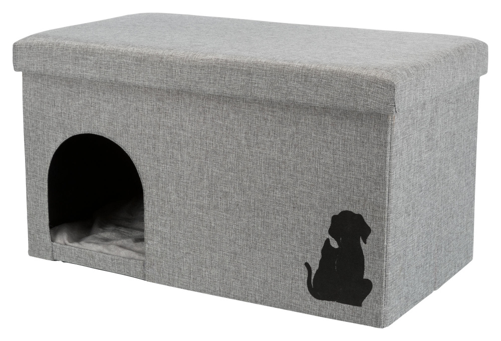 Zdjęcie Trixie Legowisko kryjówka Kimi Soft Edition dla kota  jasnoszary 72 × 40 × 40 cm