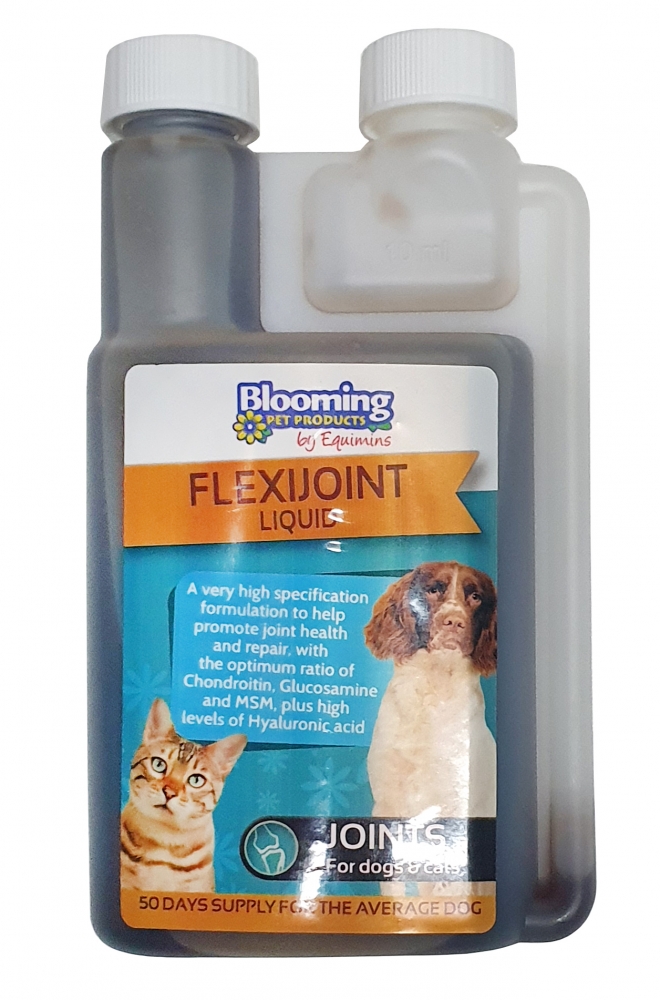 Zdjęcie Blooming Pets Flexijoint na stawy i chrząstki z kwasem hialuronowym dla psów i kotów 250ml