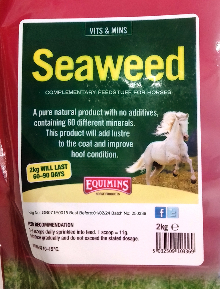 Zdjęcie Equimins Seaweed  suszone algi morskie 2kg