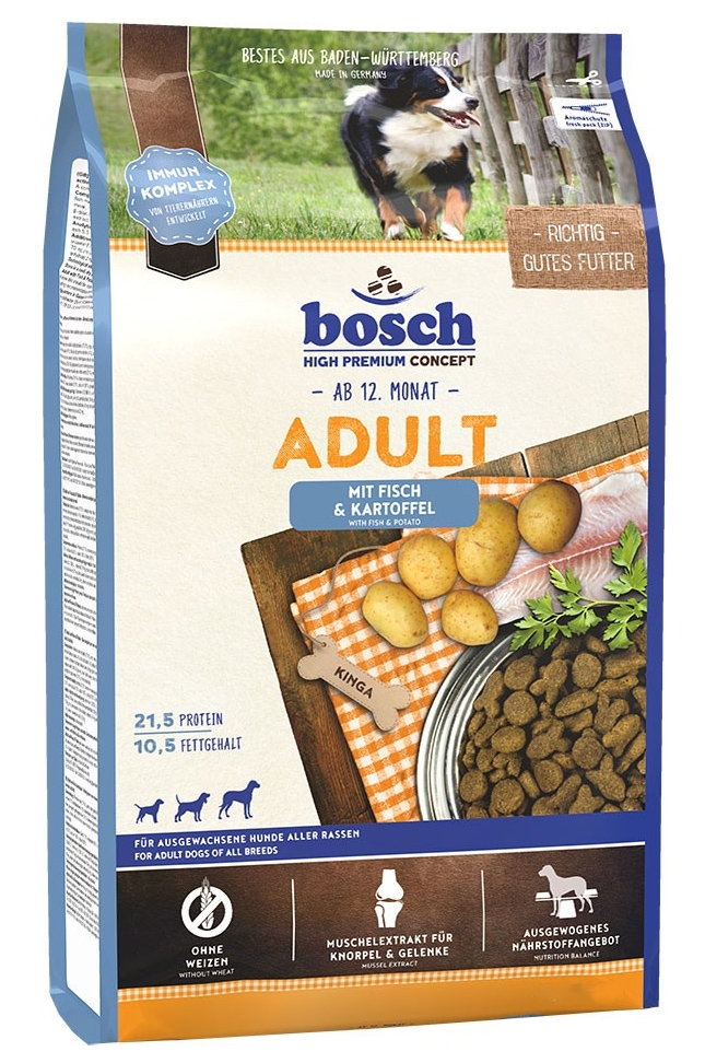 Zdjęcie Bosch Adult Fish & Potato  z rybą i ziemniakami 15kg