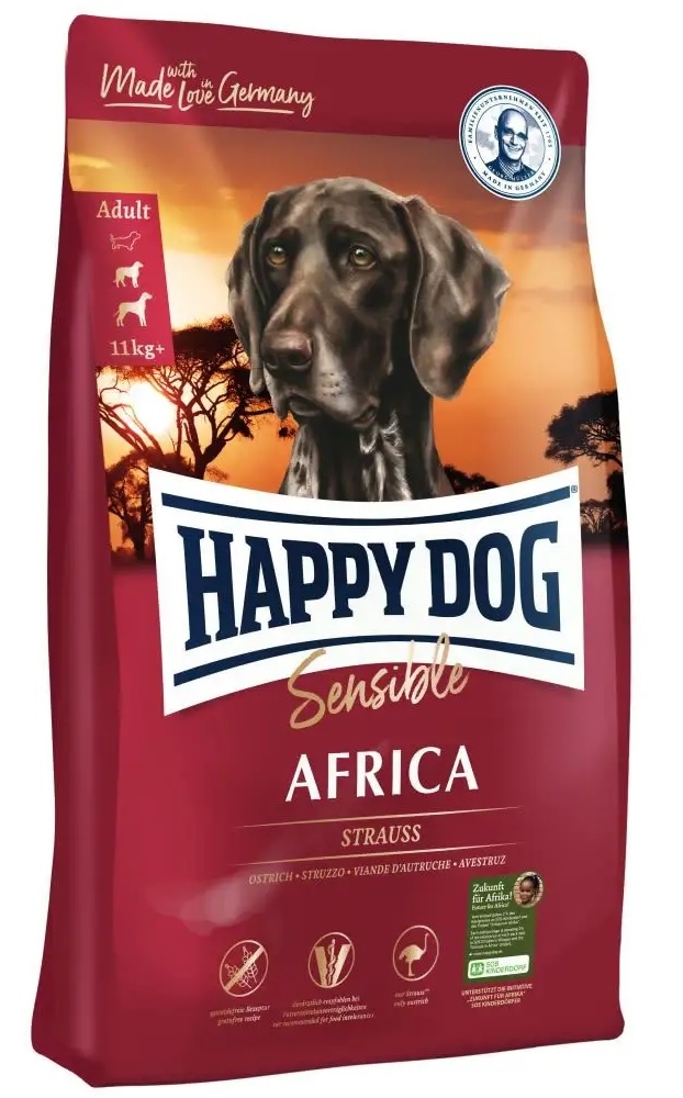 Zdjęcie Happy Dog Supreme Africa  z mięsem strusia i ziemniakami 1kg