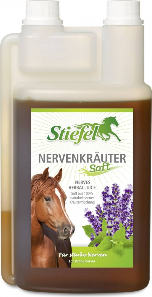 Zdjęcie Stiefel Nerves Herbal Juice Stiefel  mieszanka uspokajająca dla koni 1l