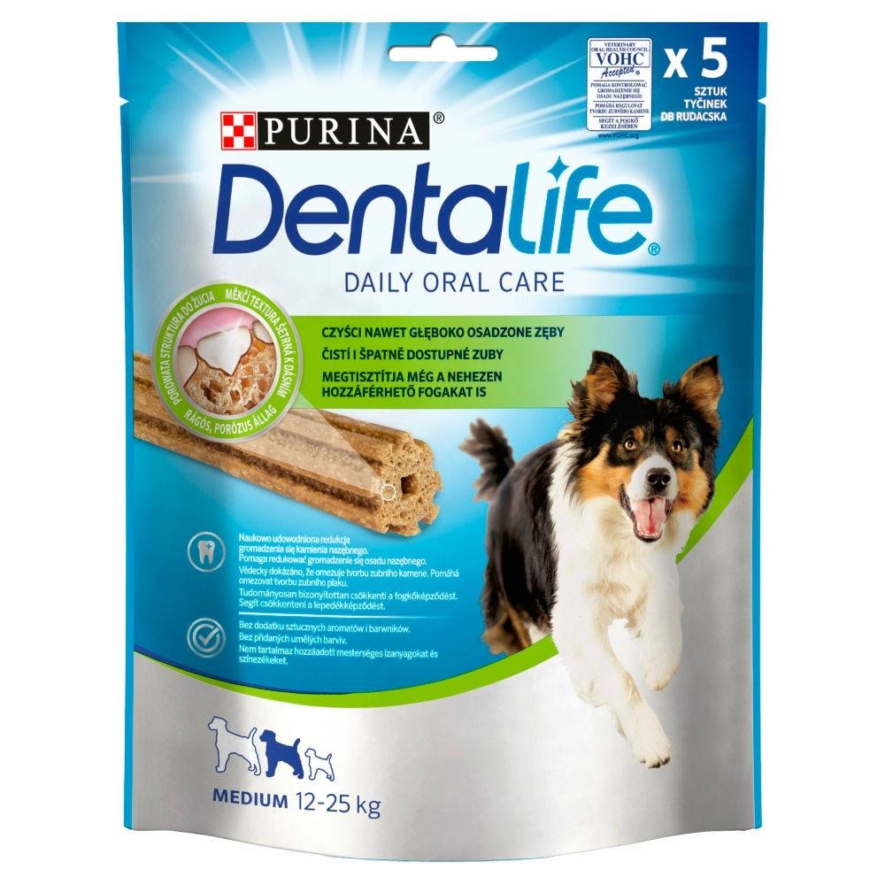 Zdjęcie Purina Dentalife przysmaki dentystyczne  Daily Oral Care Medium dla psów 12-25kg 5 szt. 