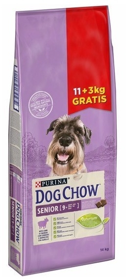 Zdjęcie Purina Promocja Dog Chow Senior 9+ Lamb   11+3kg GRATIS