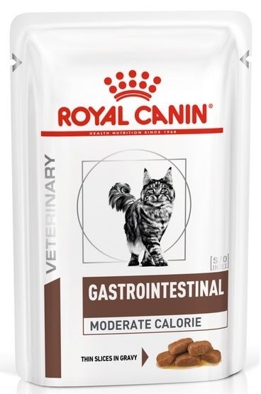 Zdjęcie Royal Canin VD Gastro Intestinal Moderate Calorie (kot)  saszetka 85g