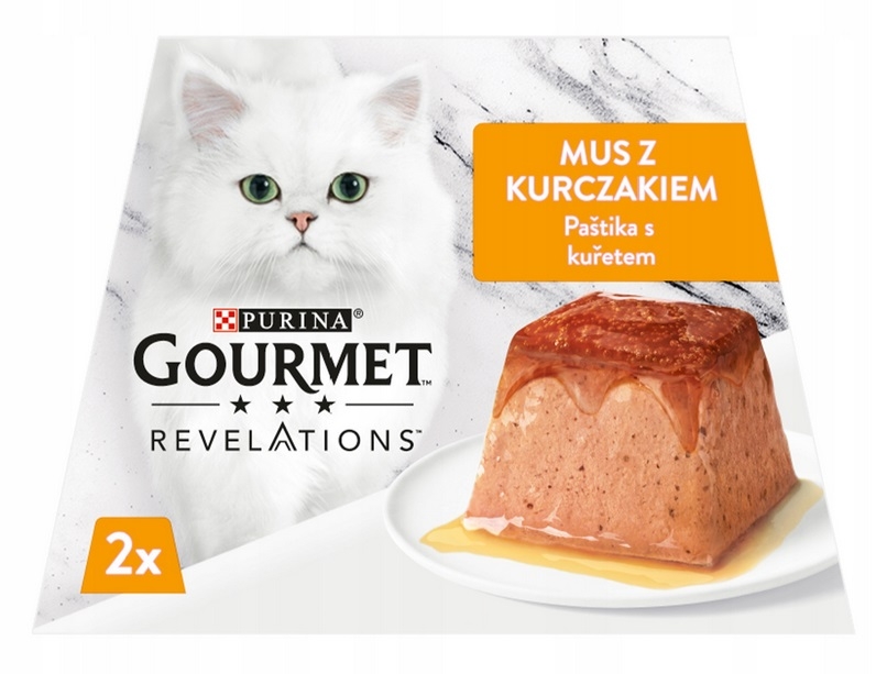 Zdjęcie Gourmet Revelations piramidki smaku w kaskadzie sosu z kurczakiem w kaskadzie sosu 2 szt. 