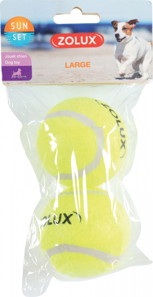 Zdjęcie Zolux Zabawka Sunset piłki tenisowe L  5,8 cm  2 szt.