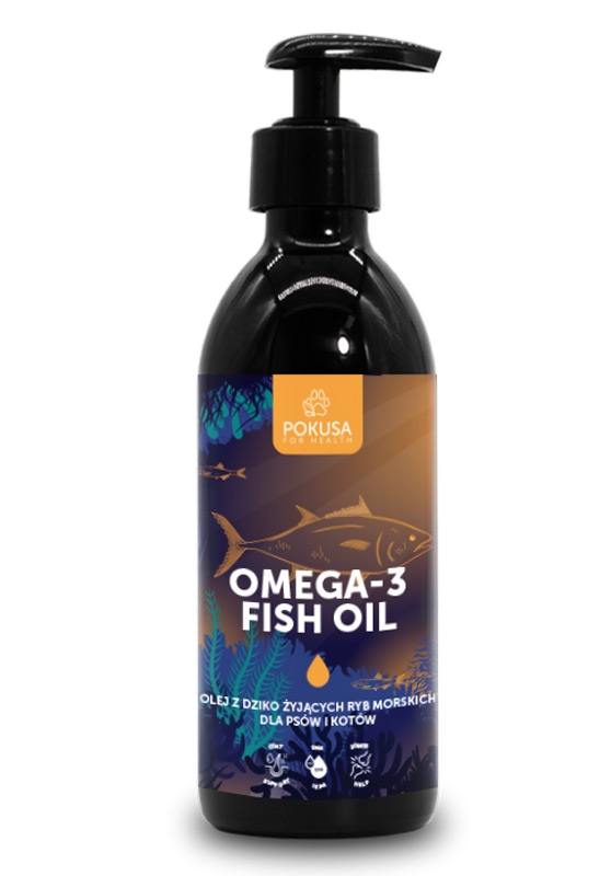 Zdjęcie Pokusa Omega-3 Fish Oil  olej z dziko żyjących ryb morskich 250ml