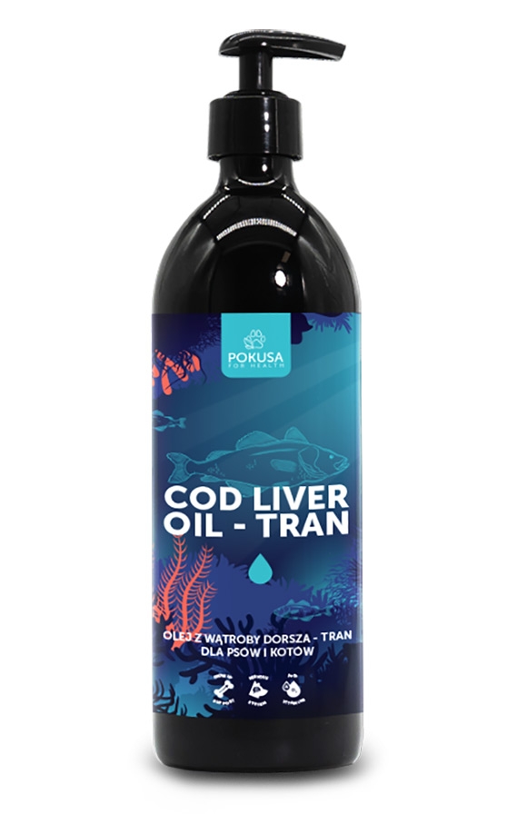 Zdjęcie Pokusa Cod Liver Oil - Tran  z wątroby dorsza 500ml