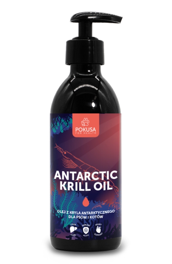 Zdjęcie Pokusa Antarctic Krill Oil  z kryla antarktycznego 250ml