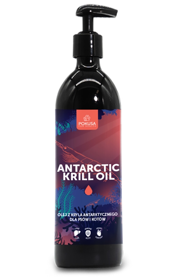 Zdjęcie Pokusa Antarctic Krill Oil  z kryla antarktycznego 500ml
