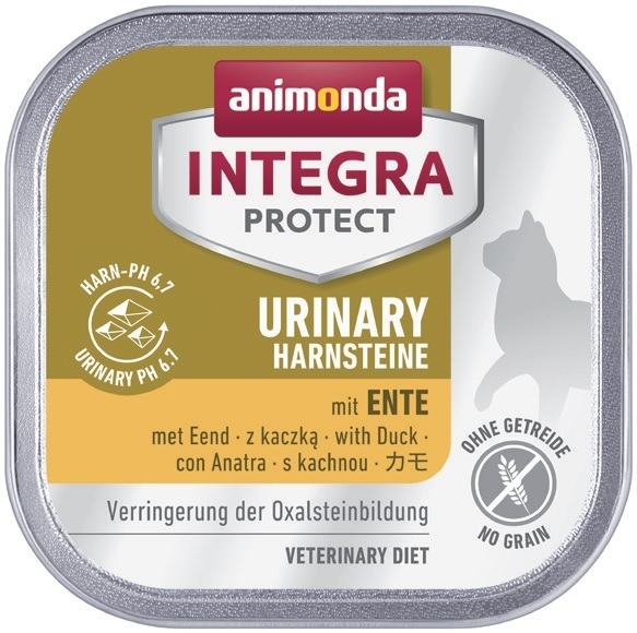 Zdjęcie Animonda Integra Urinary Oxalate tacka dla kota kamienie szczawianowe z kaczką 100g