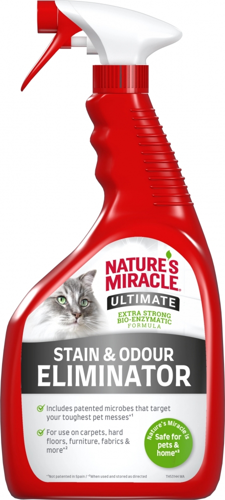 Zdjęcie Nature's Miracle Ultimate Stain & Odour Eliminator Cat  ekstra mocny odplamiacz i neutralizator 946 ml