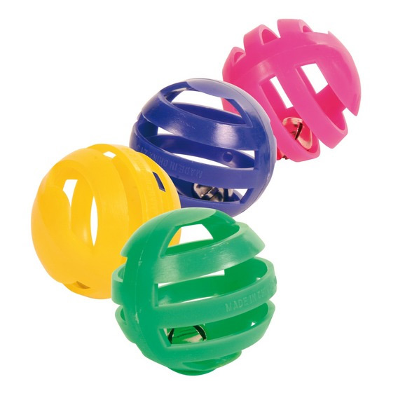 Zdjęcie Trixie Piłki plastikowe kolorowe  4 cm 4 szt.