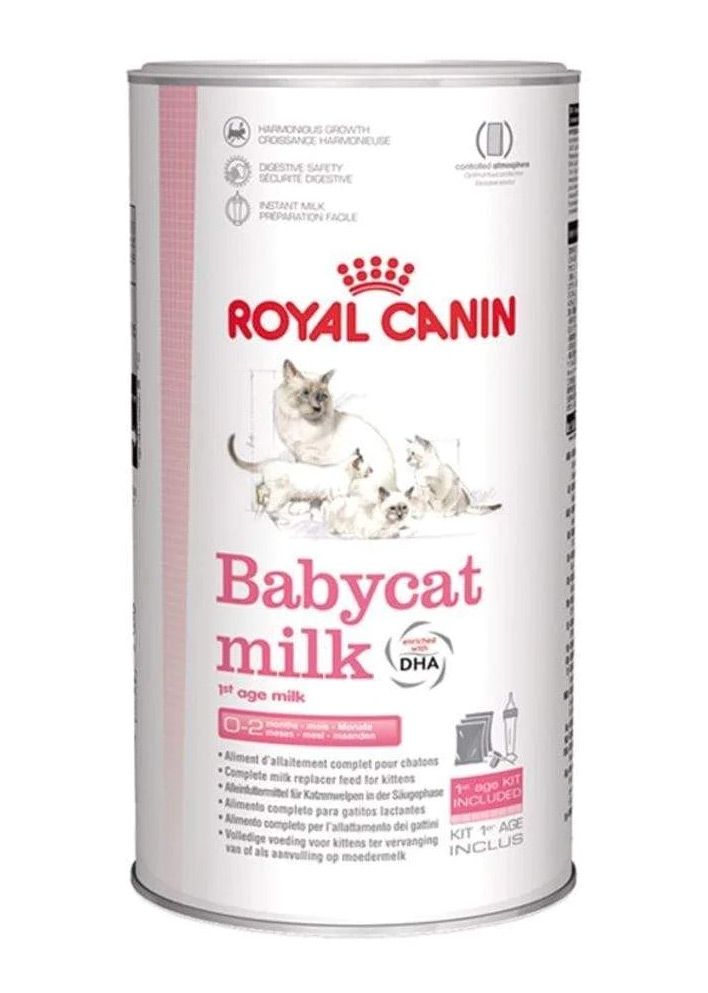 Zdjęcie Royal Canin Babycat Milk mleko w proszku dla kociąt z butelką i smoczkami  300g