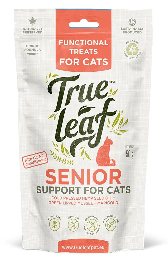 Zdjęcie True Hemp Senior Support for Cats  przysmaki dla starszego kota 50g