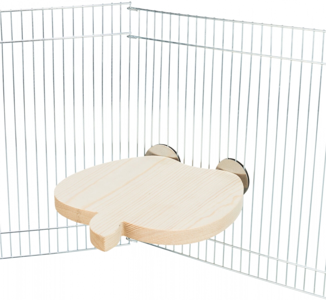 Zdjęcie Trixie Platforma drewniana do klatki dla gryzoni  w kształcie jabłka 21 x 17 cm