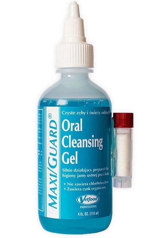 Zdjęcie Vetfood Oral Cleansing Gel dla psów i kotów  Maxi Guard żel do higieny jamy ustnej 118 ml