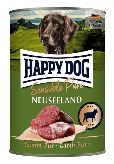 Zdjęcie Happy Dog Sensible Pure Neuseeland puszka  jagnięcina 400g