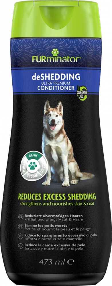 Zdjęcie Furminator deSHEDDING Ultra Premium Conditioner odżywka dla psów zmniejszająca linienie 473 ml