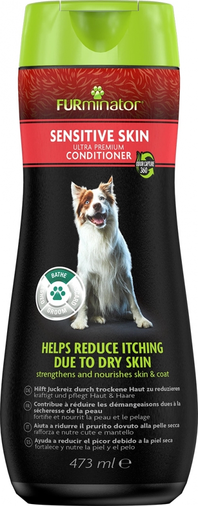 Zdjęcie Furminator Sensitive Skin Ultra Premium Conditioner odżywka dla psów do wrażliwej, suchej skóry 473 ml