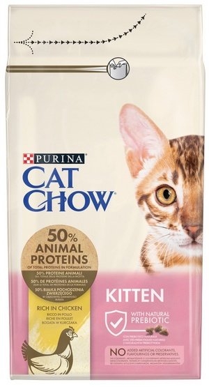 Zdjęcie Purina Cat Chow Kitten  z kurczakiem 1.5kg