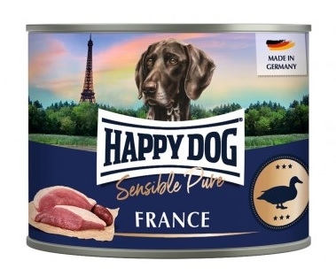 Zdjęcie Happy Dog Sensible Pure France puszka  kaczka 200g