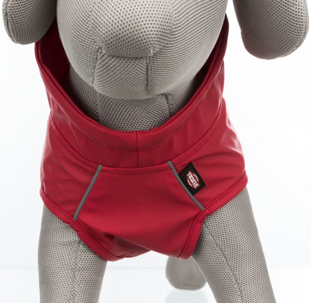 Zdjęcie Trixie Płaszczyk przeciwdeszczowy Vimy  czerwony dł. 25 cm