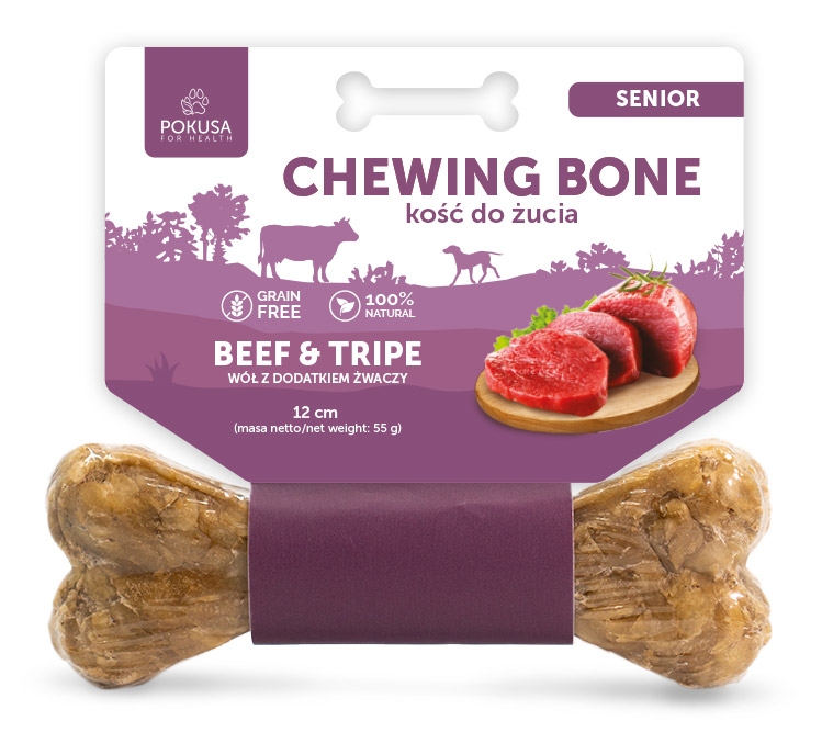 Zdjęcie Pokusa Premium Selection Chewing Bone kość do żucia Senior 12 cm