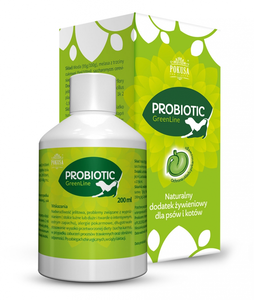 Zdjęcie Pokusa GreenLine Probiotyk w płynie   200 ml
