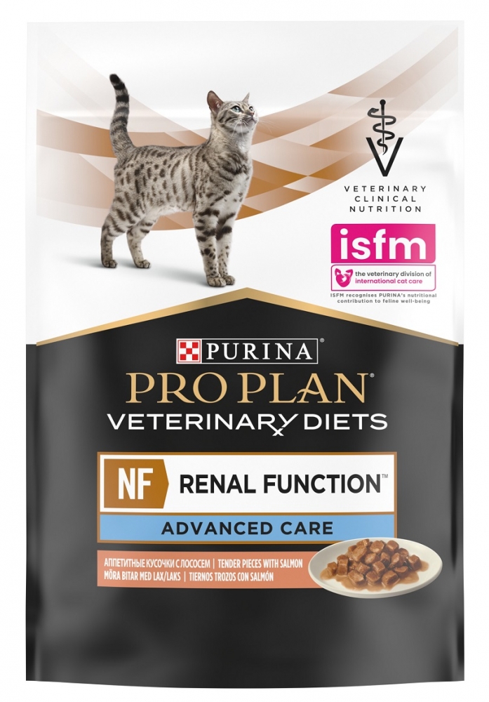Zdjęcie Purina Vet NF Renal Function Advanced Care saszetka dla kota łosoś 85g