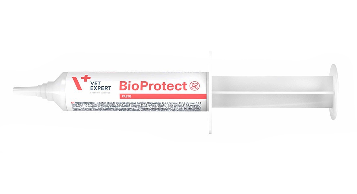 Zdjęcie VetExpert BioProtect Paste probiotyk pasta dla psów i kotów wspomaga mikroflorę przewodu pokarmowego 15 ml